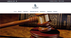 Desktop Screenshot of cadyreporting.com